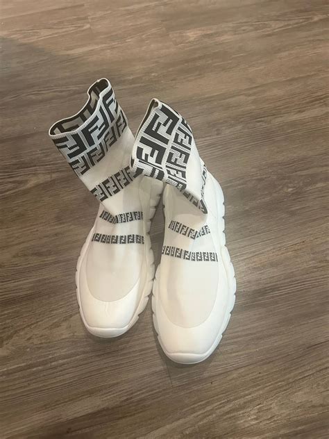 fendi sok schoen|Fendi sock runner.